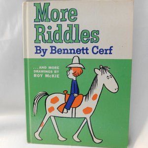 More Riddles by Bennett Cerf Vintage 1961 Hard Cover Book